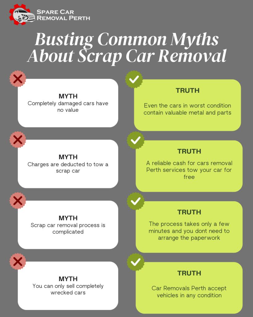 myths about scrap car removal